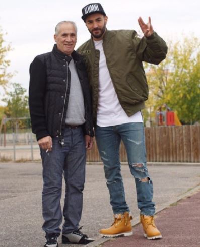 Wahida Djebbara's son Karim Benzema and husband Hafid Benzema